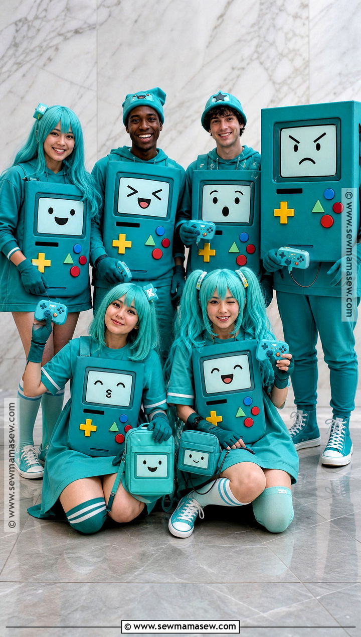BMO Emotion Group Cosplay - 30 bmo cosplay ideas