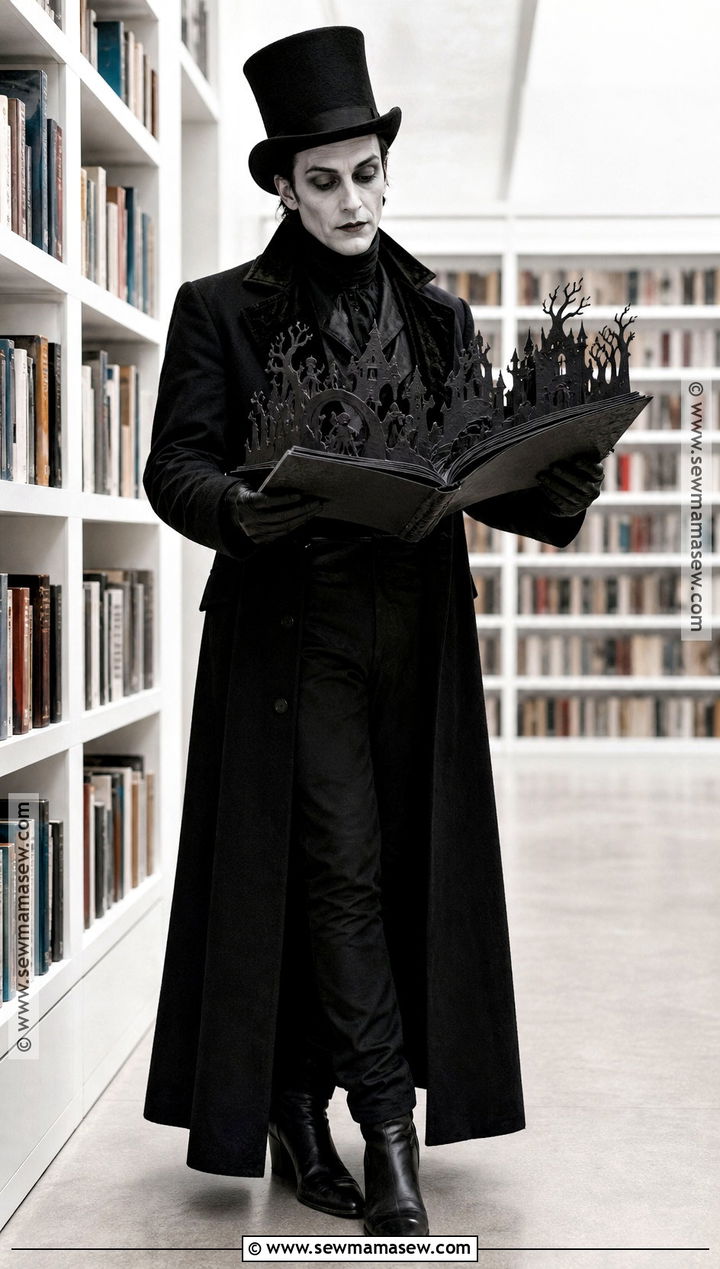 Babadook Costume With Black Coat - 30 scary movie costumes