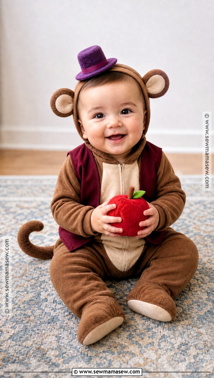 Baby Abu Costume With Monkey Onesie - 30 aladin costume ideas