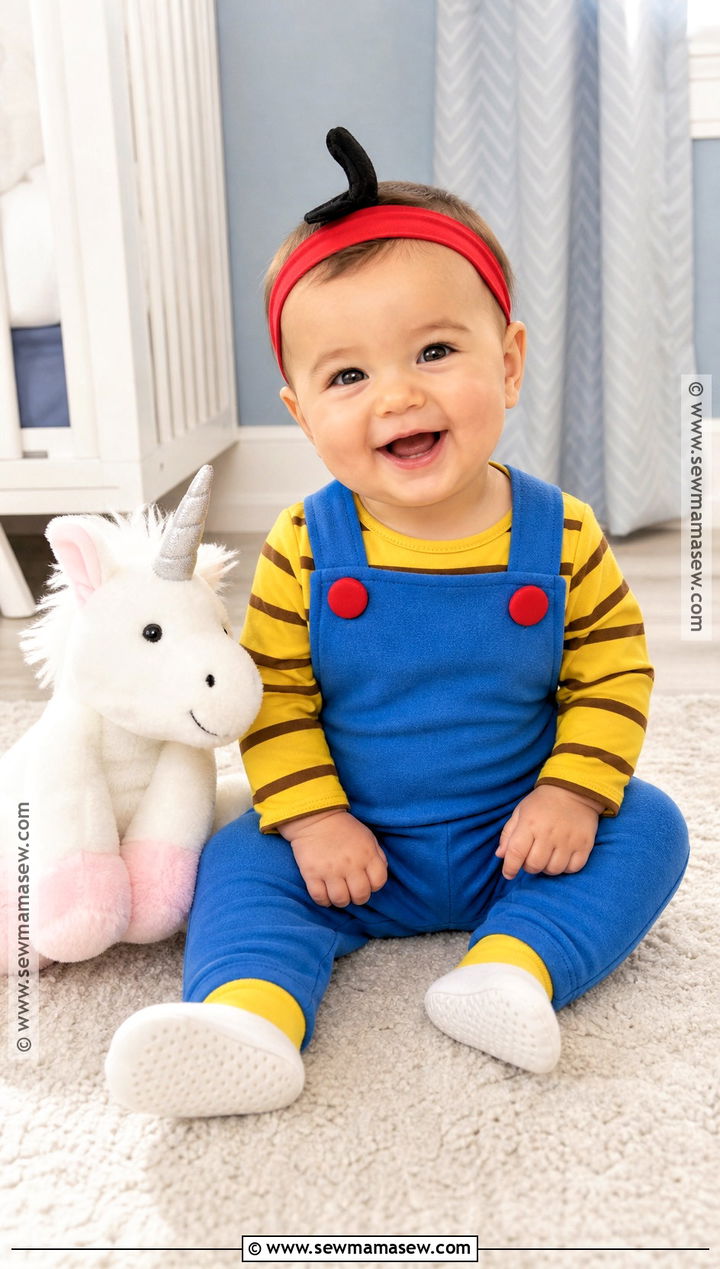 Baby Agnes Costume With Footed Overalls - 30 agnes costume ideas