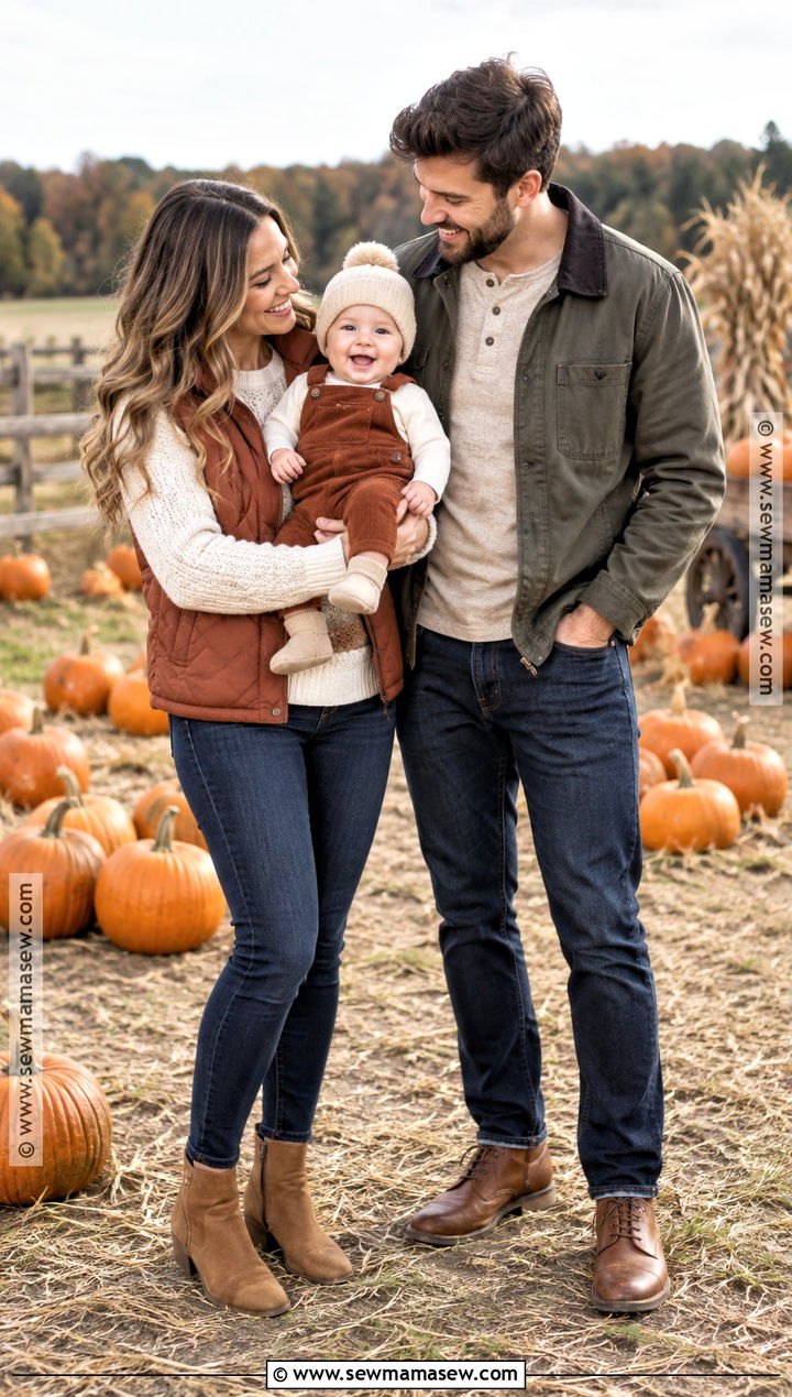 Baby And Parent Pumpkin Patch Matching Outfits - 20 pumpkin patch matching outfits