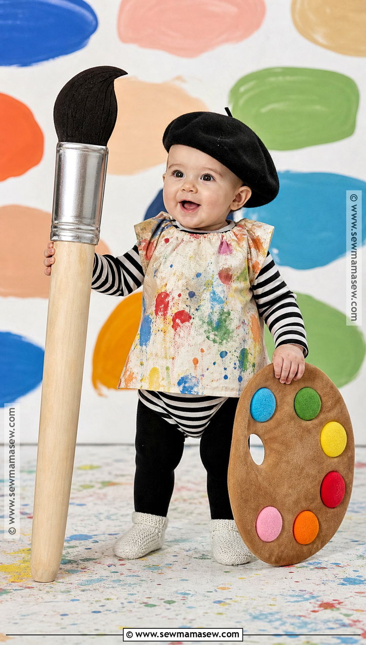 Baby Artist Costume - 35 baby costume ideas