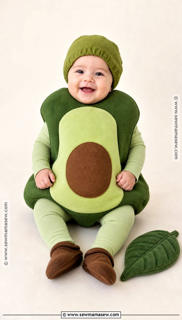 Baby Avocado Costume - 40 baby costumes