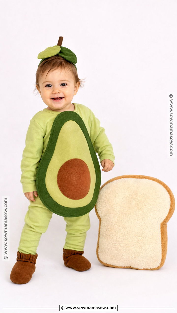 Baby Avocado Costume - 50 baby halloween costumes