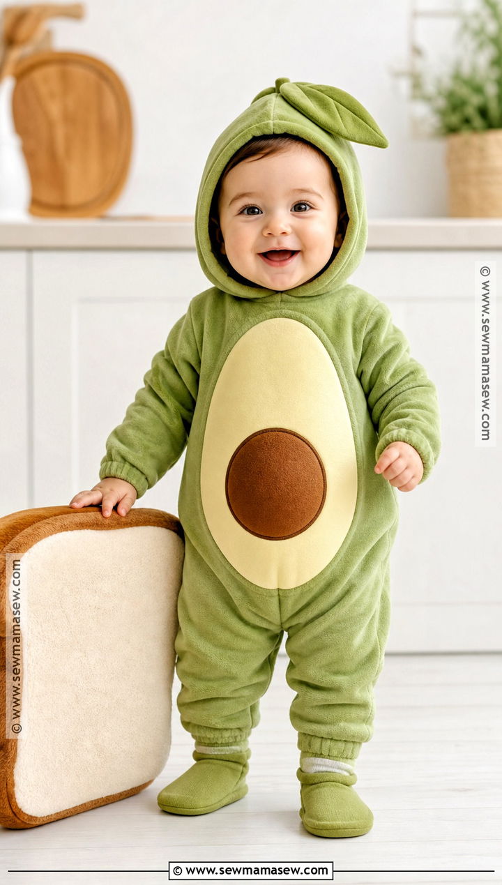Baby Avocado Costume - 30 cute baby costumes