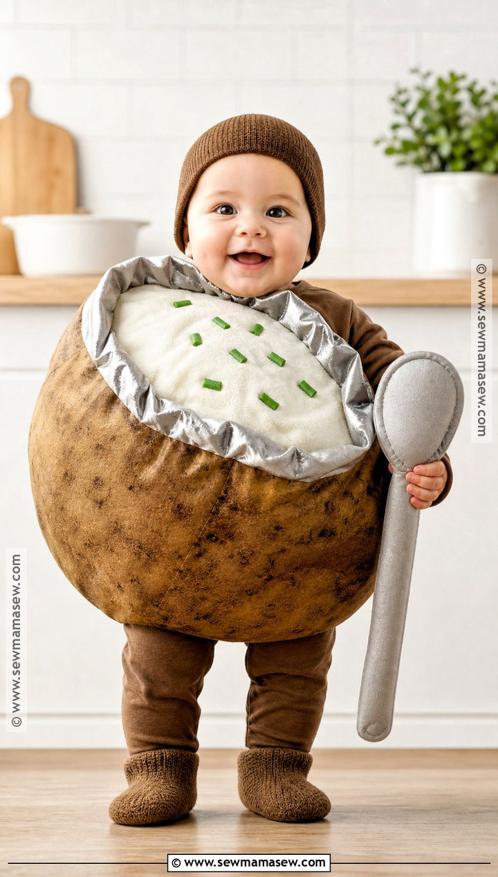 Baby Baked Potato Halloween Costume - 30 funny baby halloween costumes