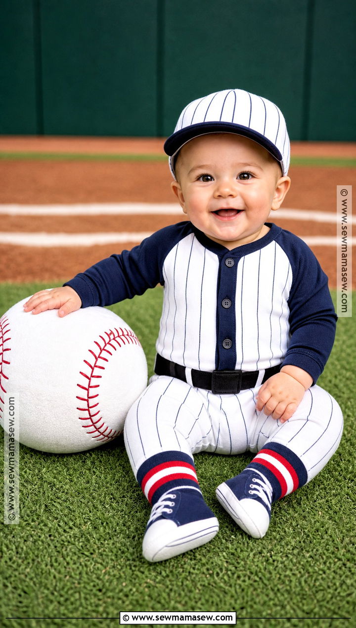 Baby Baseball Player Halloween Costume - 40 baby halloween costumes for boys