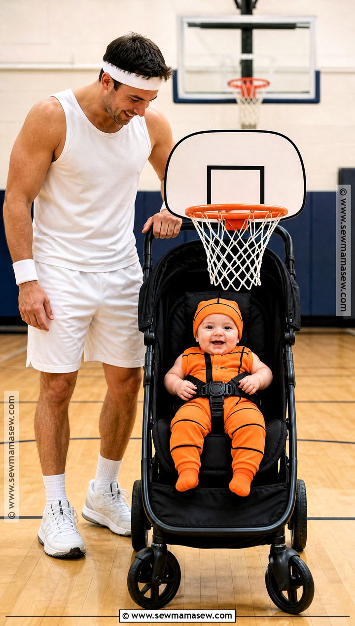 Baby Basketball And Parent Hoop Costume - 30 basketball costume ideas