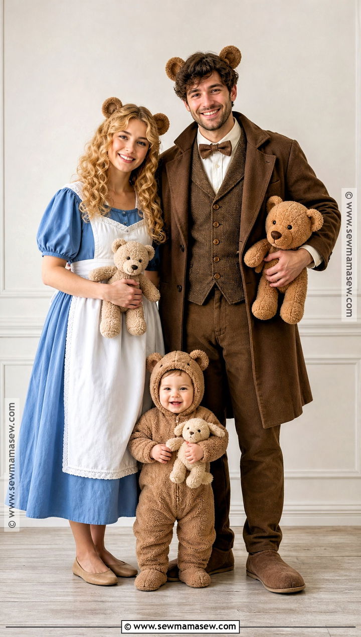 Baby Bear Family Costume - 30 goldilocks and the three bears costume ideas
