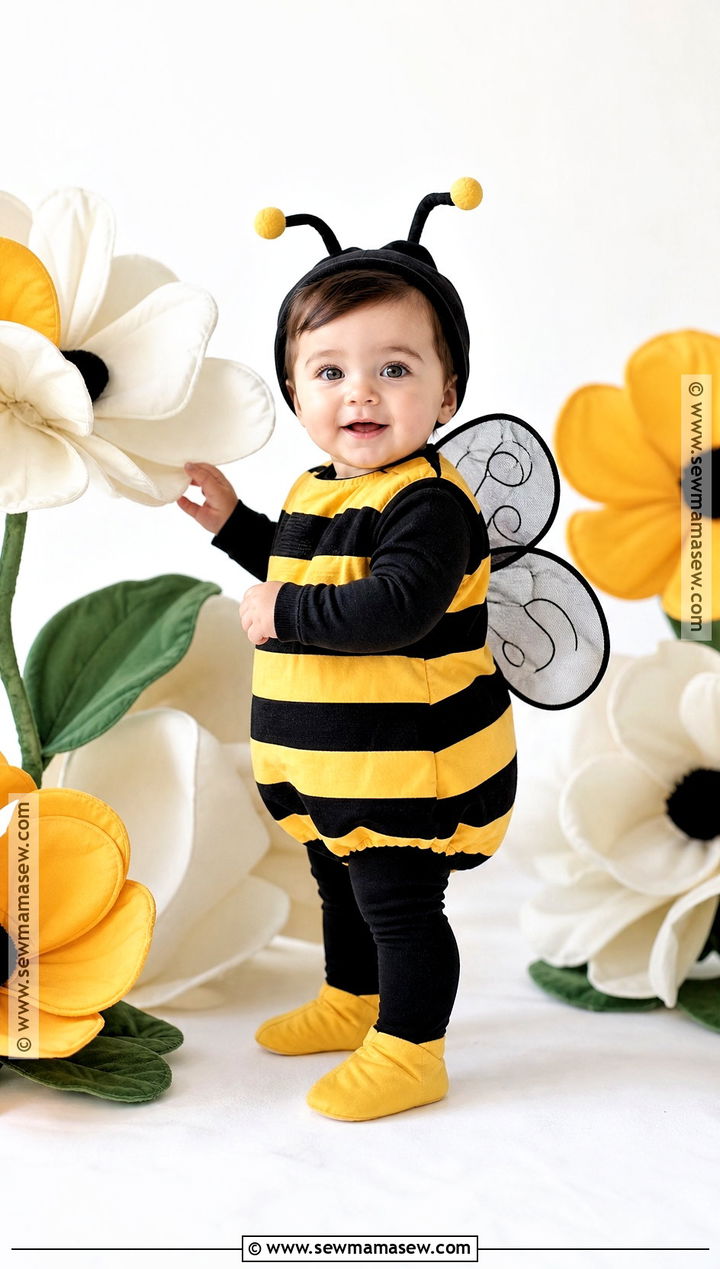 Baby Bee Costume - 50 baby halloween costumes