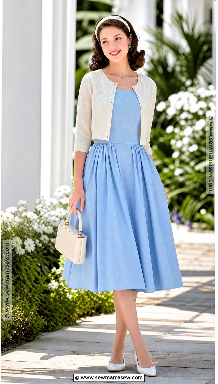 Baby Blue Resort Dress Costume - 30 Dirty Dancing Costume Ideas