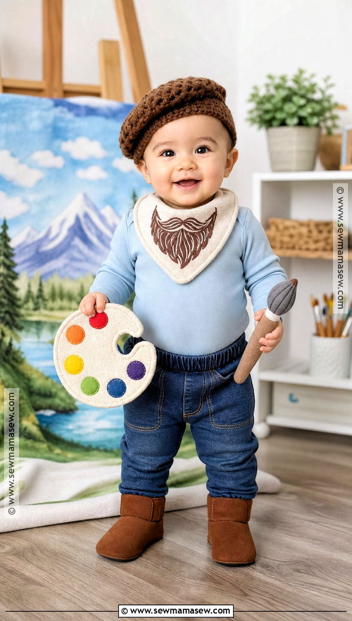 Baby Bob Ross Costume - 35 bob ross costume ideas