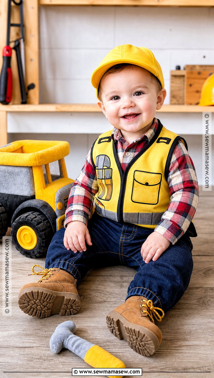 Baby Boy Construction Worker Costume - 30 baby boy costume ideas