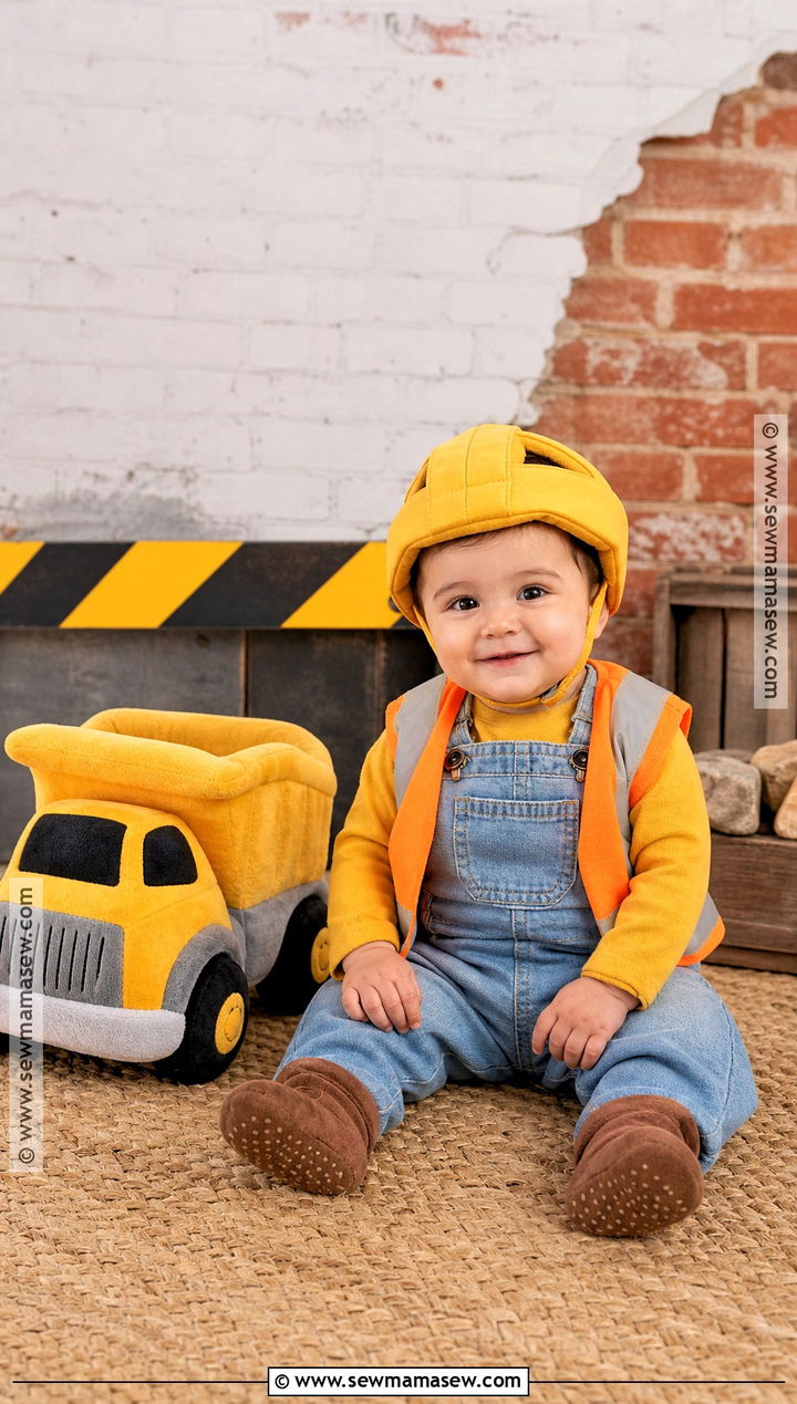 Baby Boy Construction Worker Costume - 30 1st halloween costumes for boys