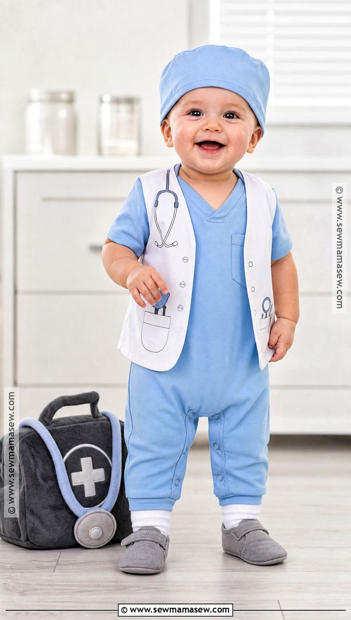 Baby Boy Doctor Costume - 30 1st halloween costumes for boys