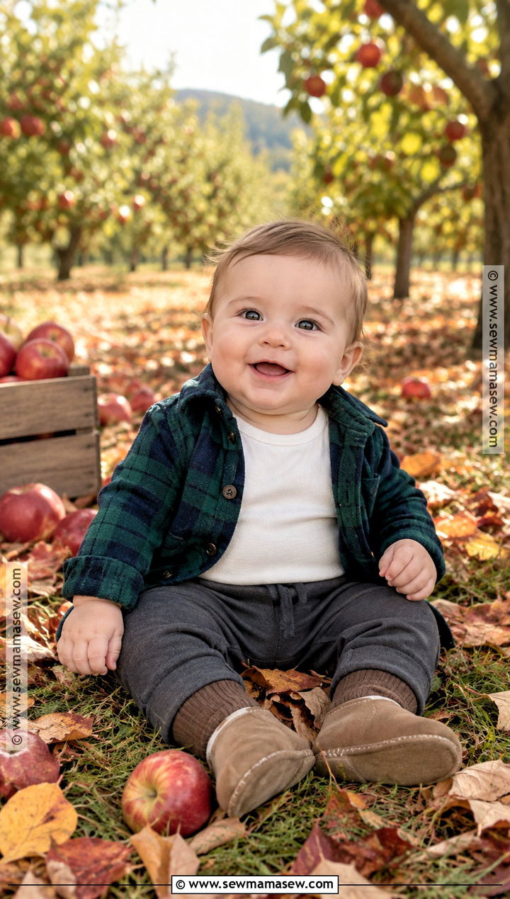 Baby Boy Fall Outfit With Flannel Shirt And Joggers - 15 Baby Boy Fall Outfits 6 Months