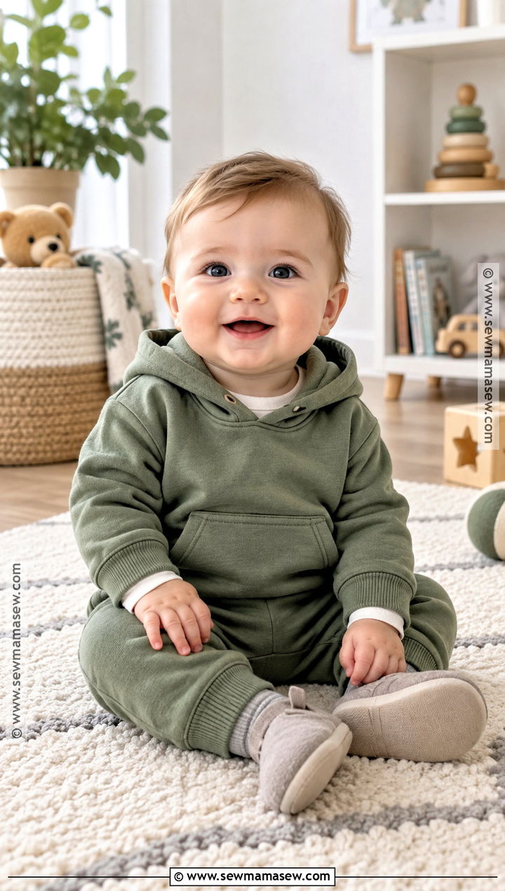 Baby Boy Fall Outfit With Hoodie And Sweatpants - 15 Baby Boy Fall Outfits 6 Months