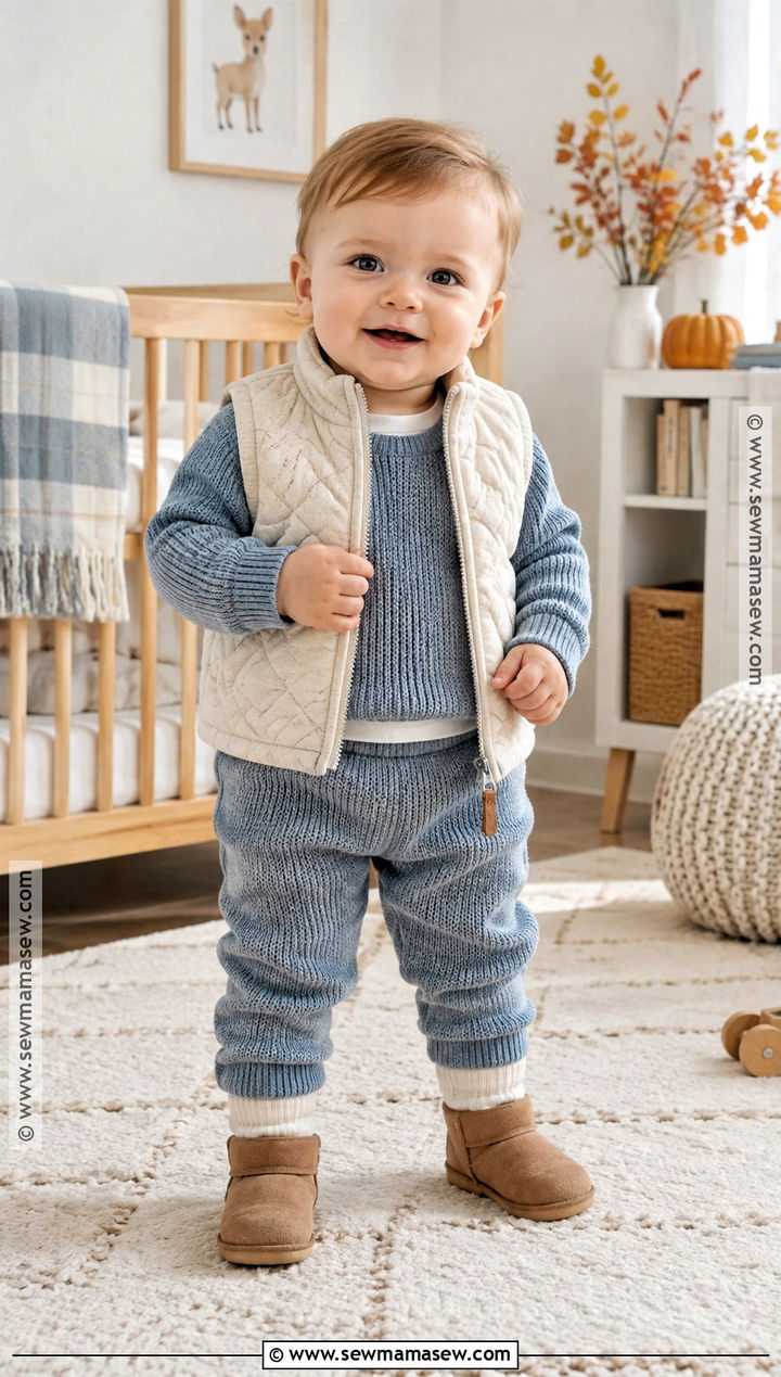 Baby Boy Fall Outfit With Matching Sweater Set - 25 baby boy fall outfits