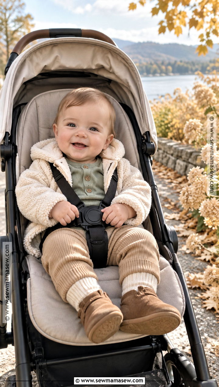 Baby Boy Fall Outfit With Sherpa Jacket And Ribbed Pants - 15 Baby Boy Fall Outfits 6 Months