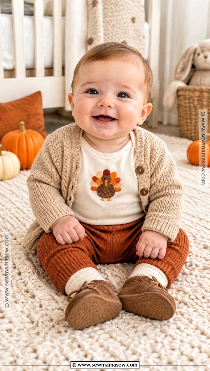 Baby Boy First Thanksgiving Bodysuit Outfit - 25 baby boy thanksgiving outfit ideas