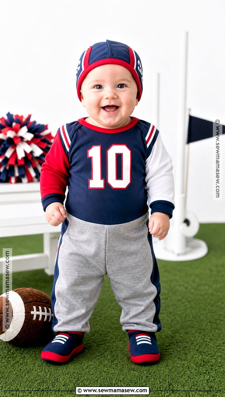Baby Boy Football Player Costume - 30 1st halloween costumes for boys