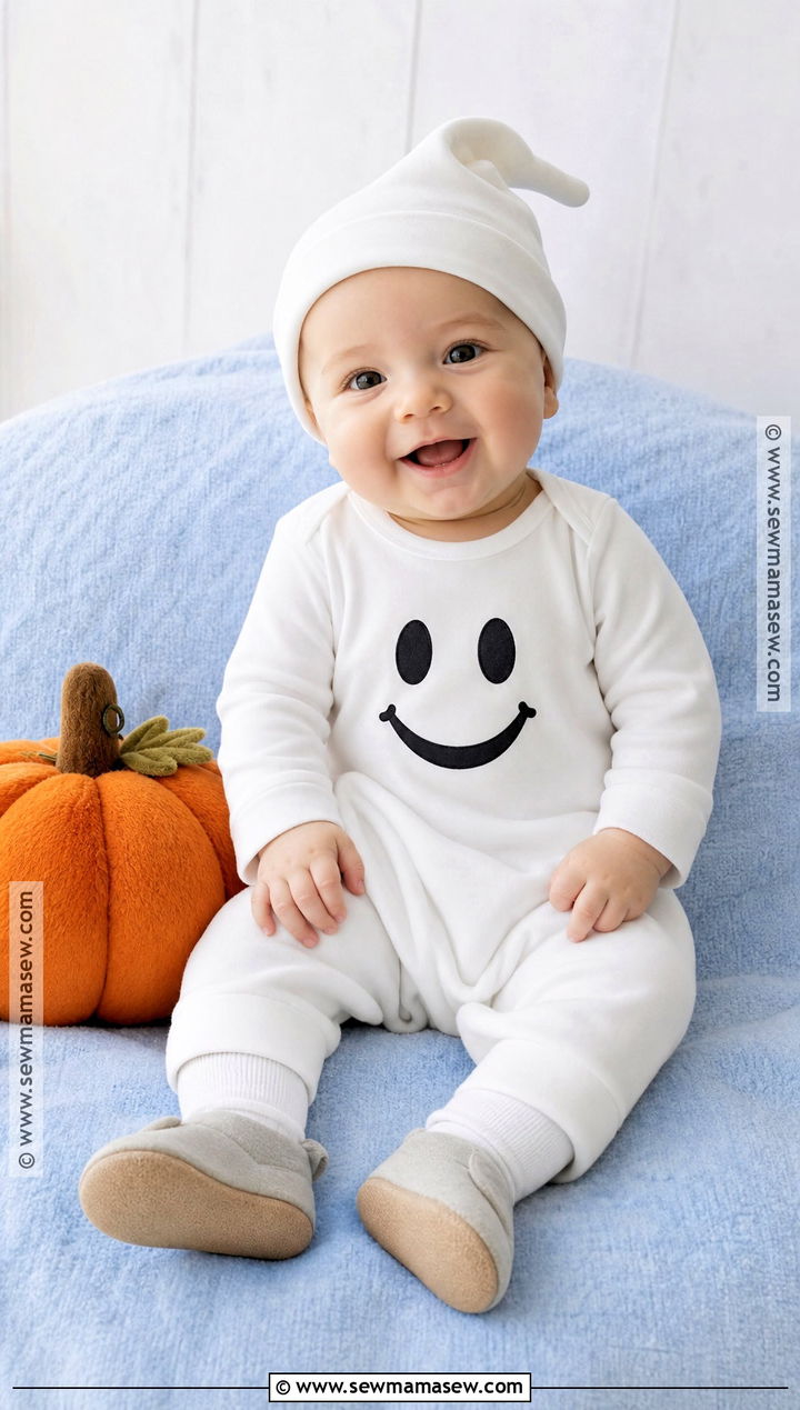 Baby Boy Friendly Ghost Costume - 30 1st halloween costumes for boys