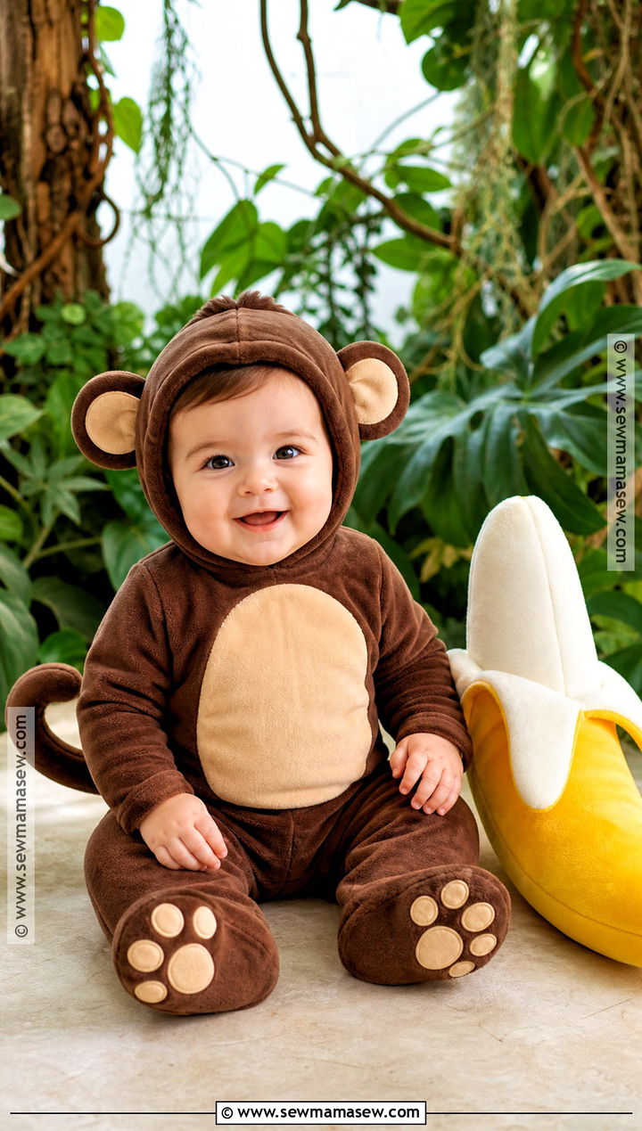 Baby Boy Monkey Costume - 30 1st halloween costumes for boys