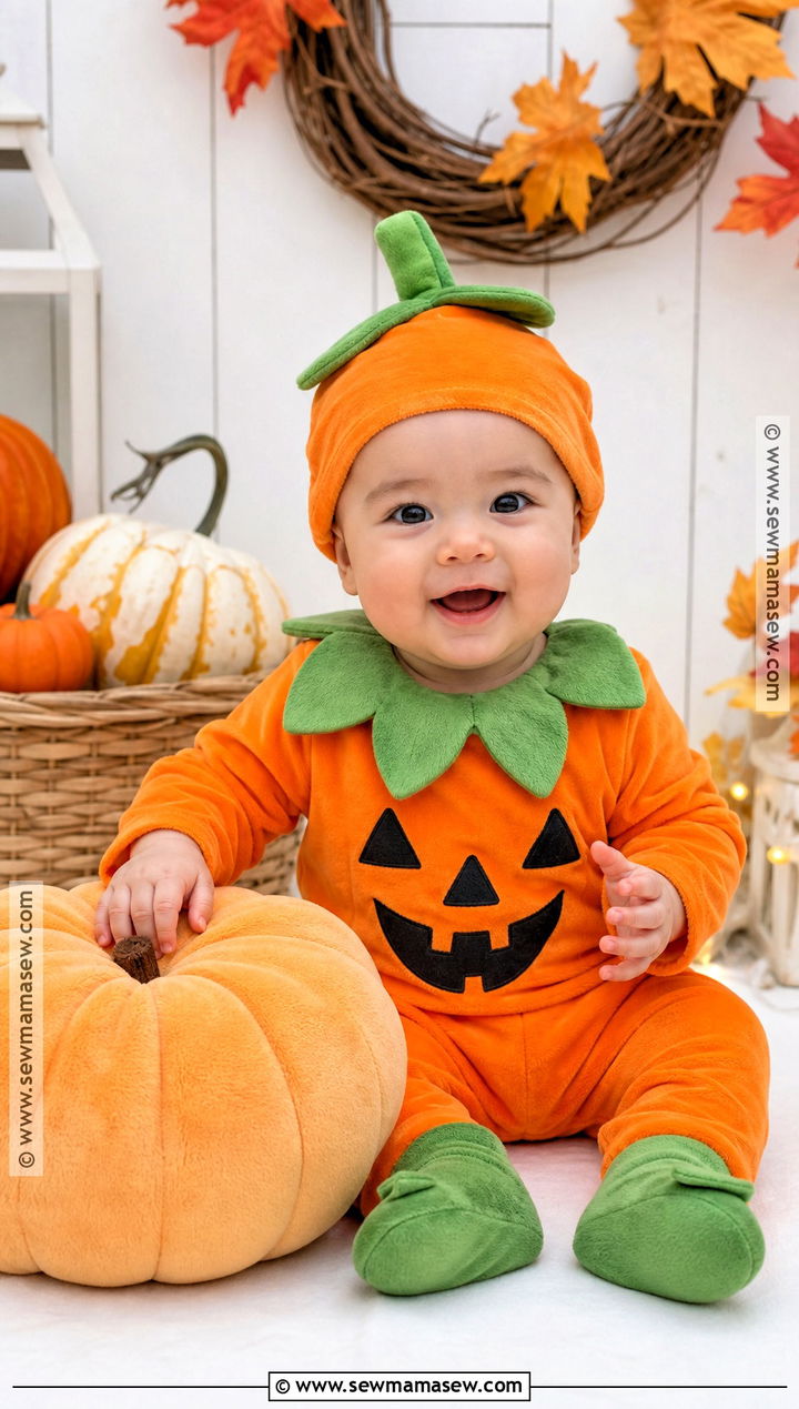 Baby Boy Pumpkin Costume - 30 1st halloween costumes for boys