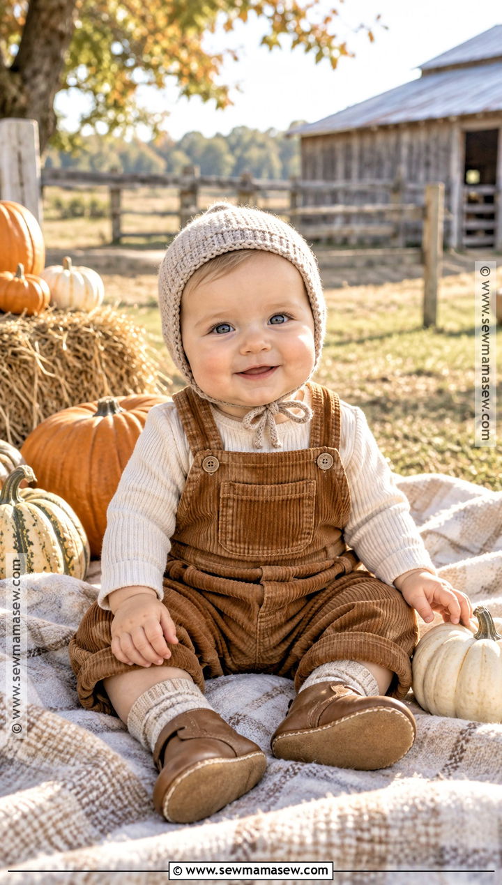 Baby Boy Pumpkin Patch Outfit With Corduroy Overalls - 20 baby boy pumpkin patch outfit ideas