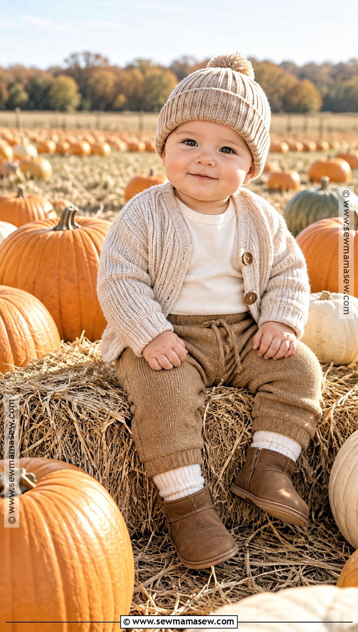 Baby Boy Pumpkin Patch Outfit With Neutral Layers - 20 baby boy pumpkin patch outfit ideas