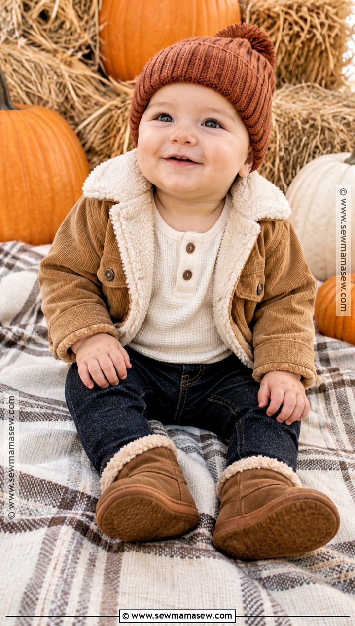 Baby Boy Pumpkin Patch Outfit With Sherpa Jacket - 20 baby boy pumpkin patch outfit ideas