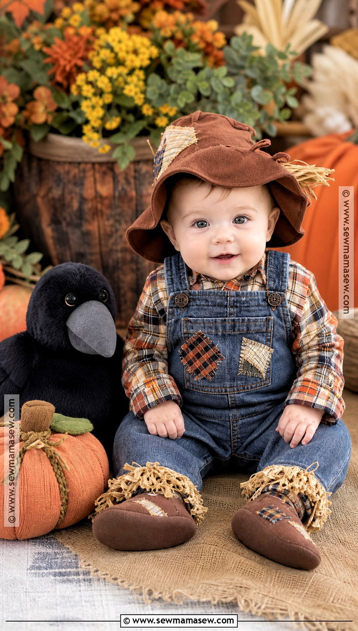 Baby Boy Scarecrow Costume - 30 1st halloween costumes for boys