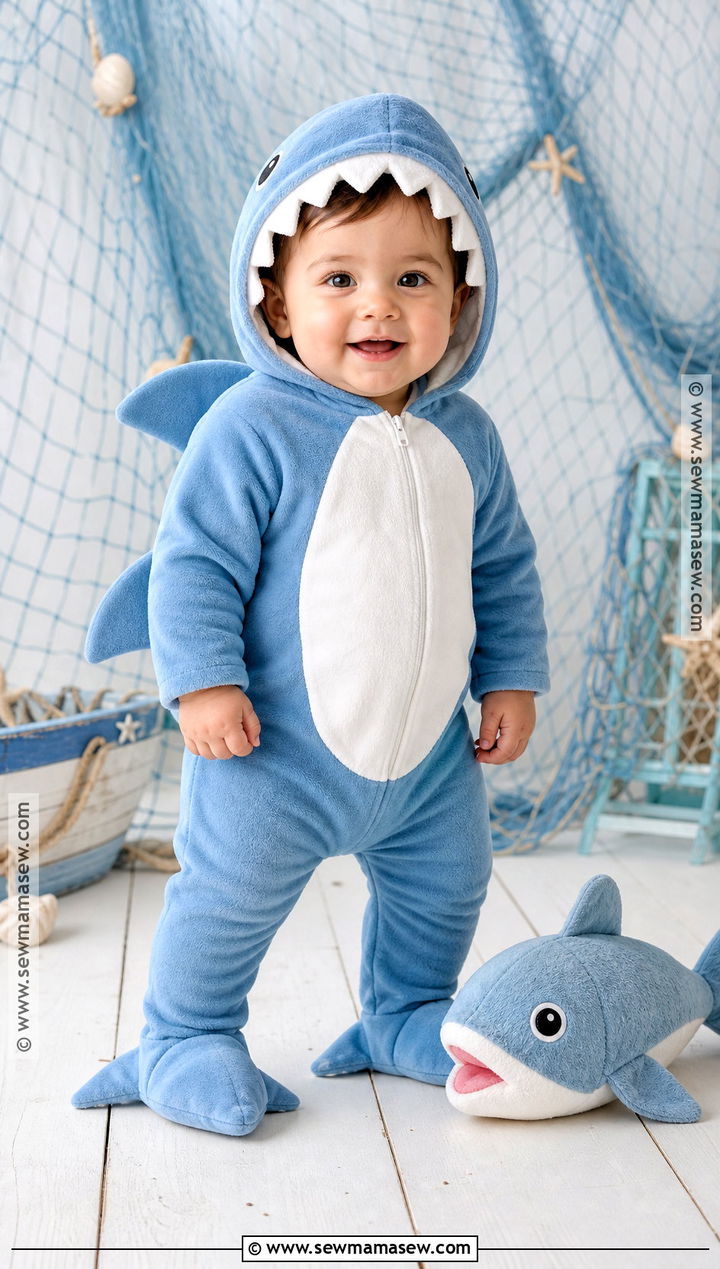 Baby Boy Shark Costume - 30 1st halloween costumes for boys