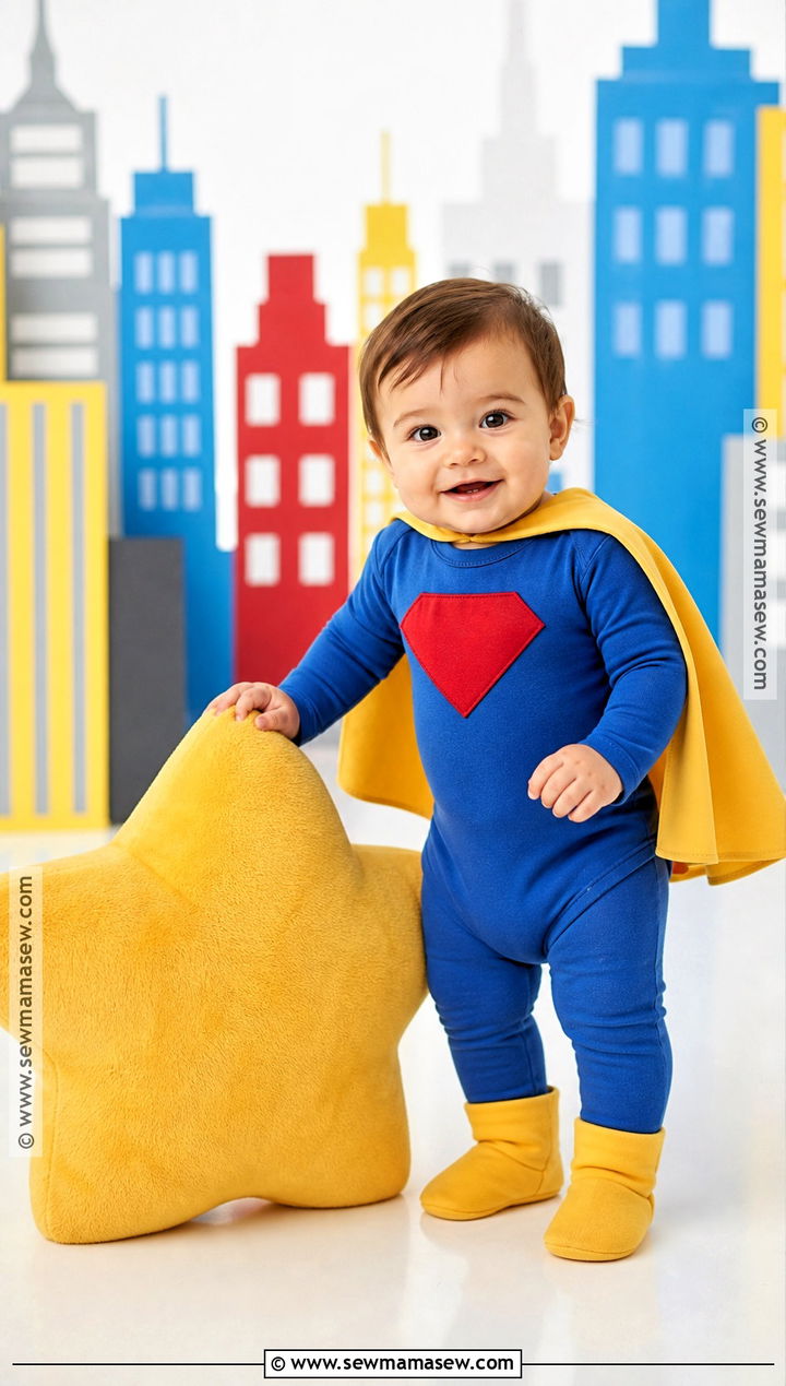 Baby Boy Superhero Costume - 30 1st halloween costumes for boys