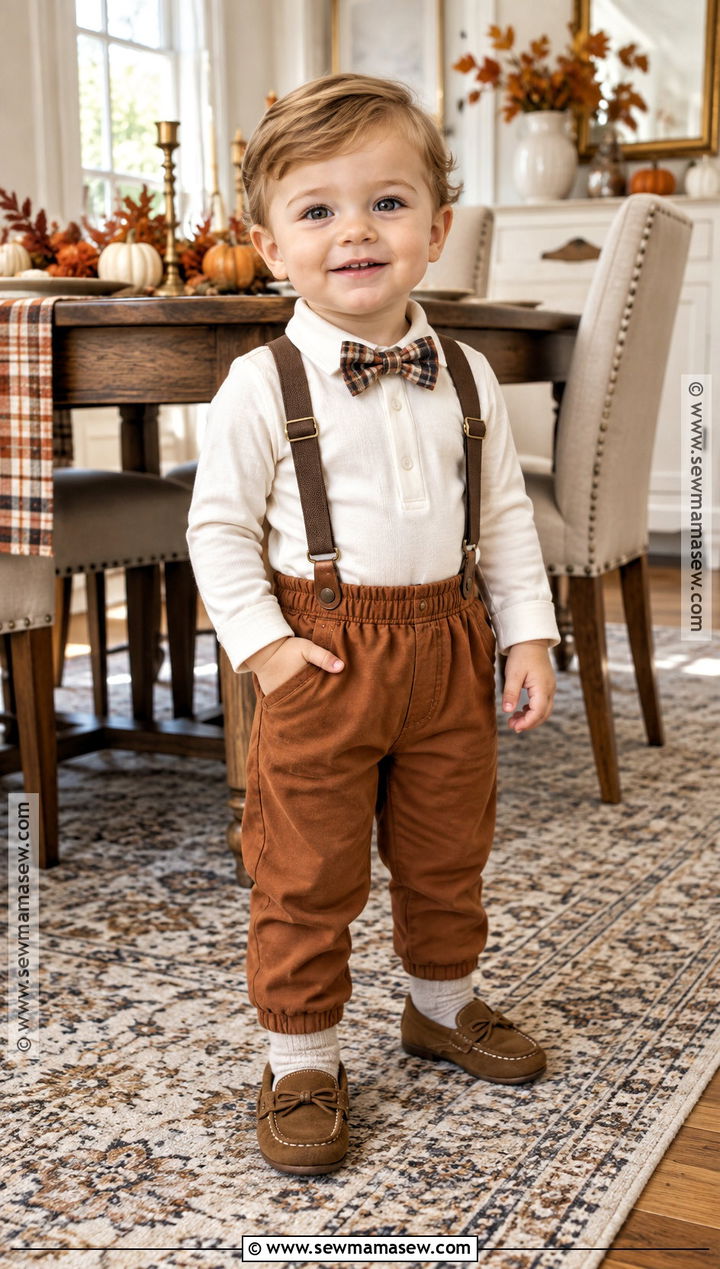 Baby Boy Thanksgiving Suspender Outfit - 25 baby boy thanksgiving outfit ideas