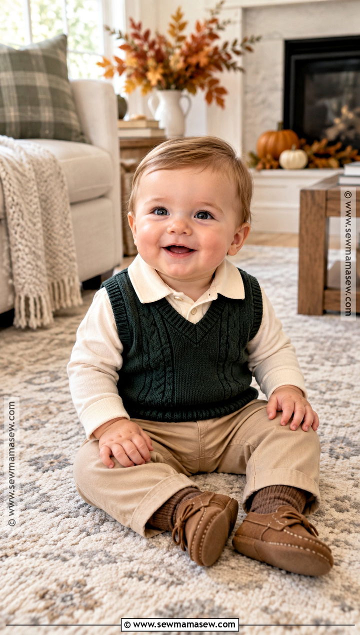 Baby Boy Thanksgiving Vest And Trouser Outfit - 25 baby boy thanksgiving outfit ideas