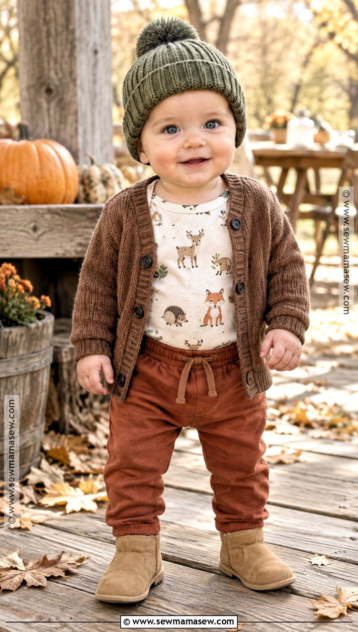 Baby Boy Thanksgiving Woodland Animal Outfit - 25 baby boy thanksgiving outfit ideas