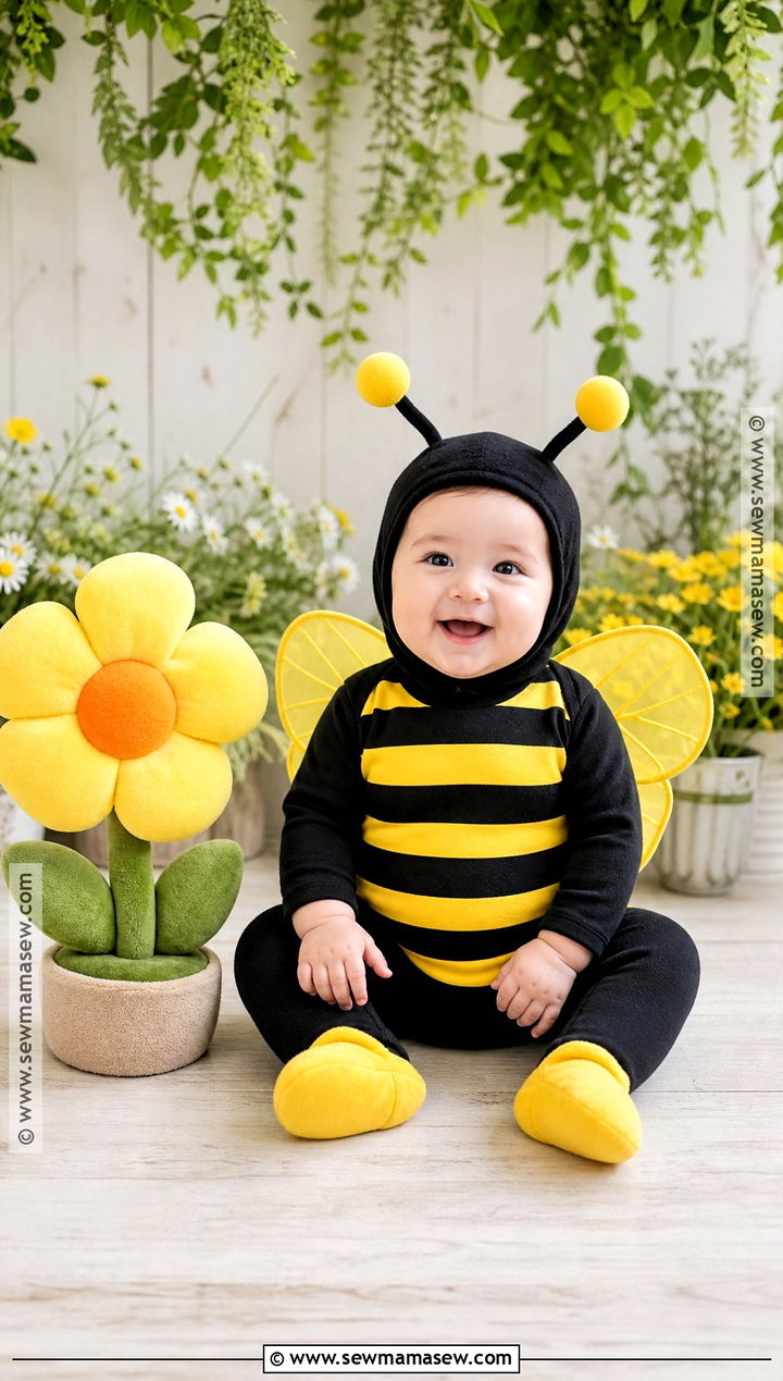 Baby Bumblebee Costume With Soft Wings - 30 baby halloween costume ideas