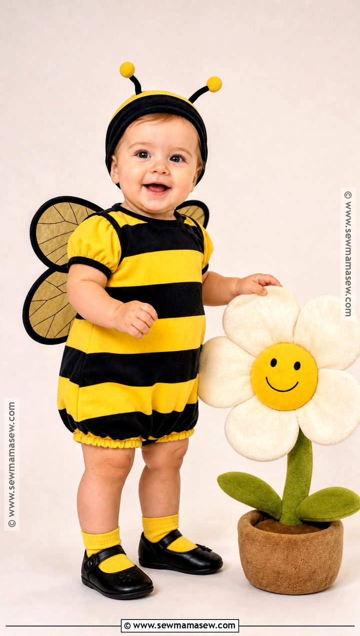 Baby Bumblebee Costume With Soft Wings - 30 halloween baby costumes