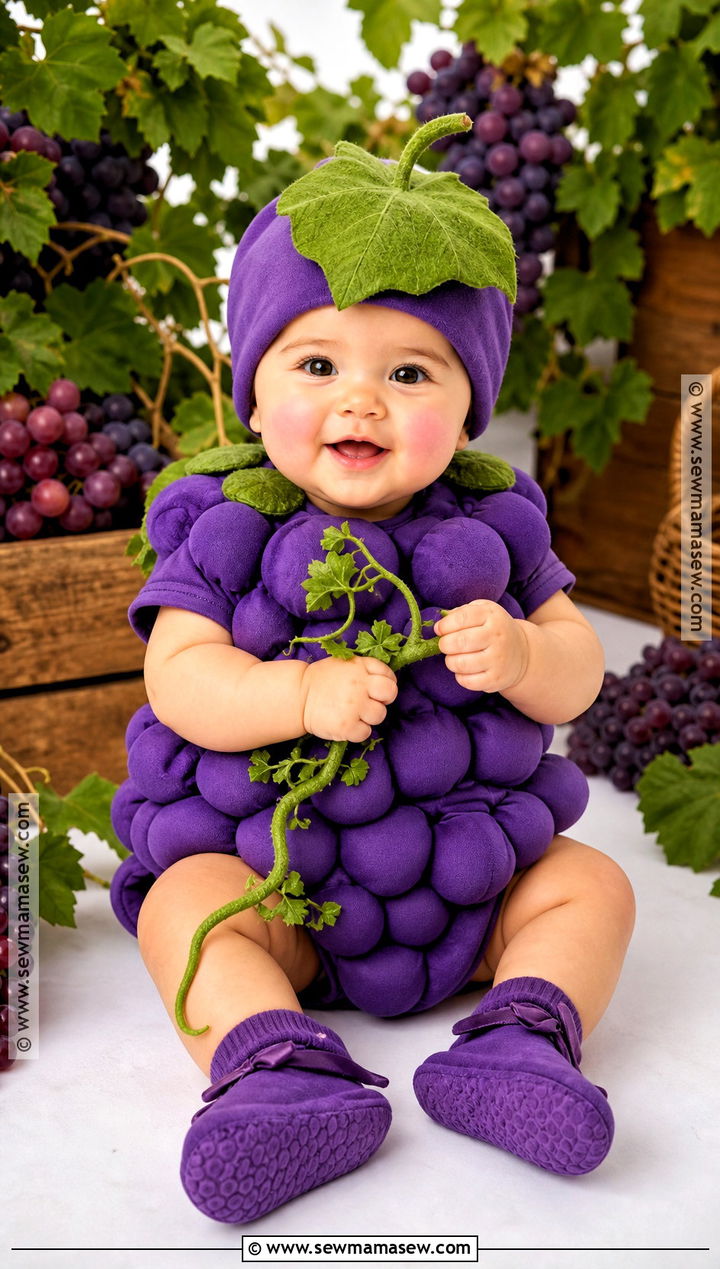 Baby Bunch Of Grapes Halloween Costume - 30 toddler and baby halloween costumes