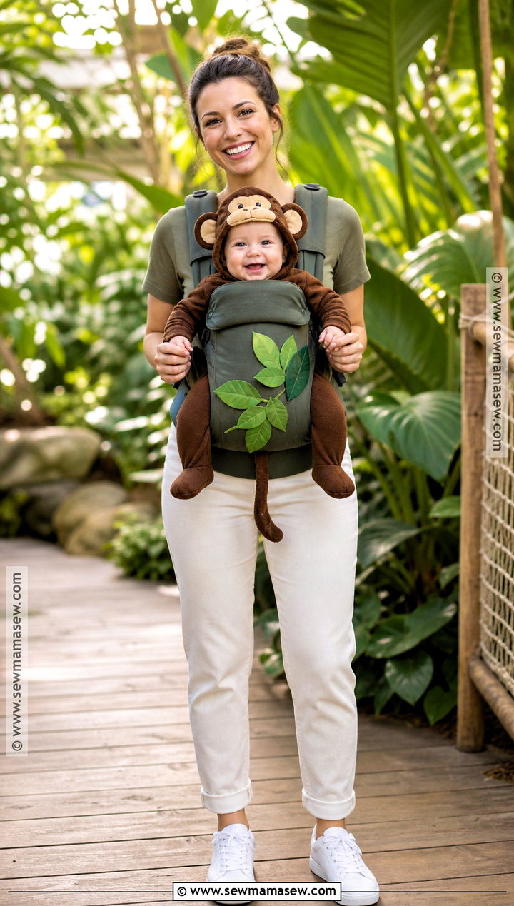 Baby Carrier Monkey Costume - 30 baby monkey costume ideas