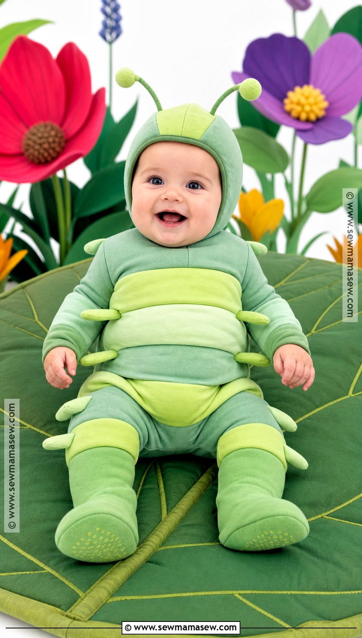 Baby Caterpillar Costume - 35 baby costume ideas