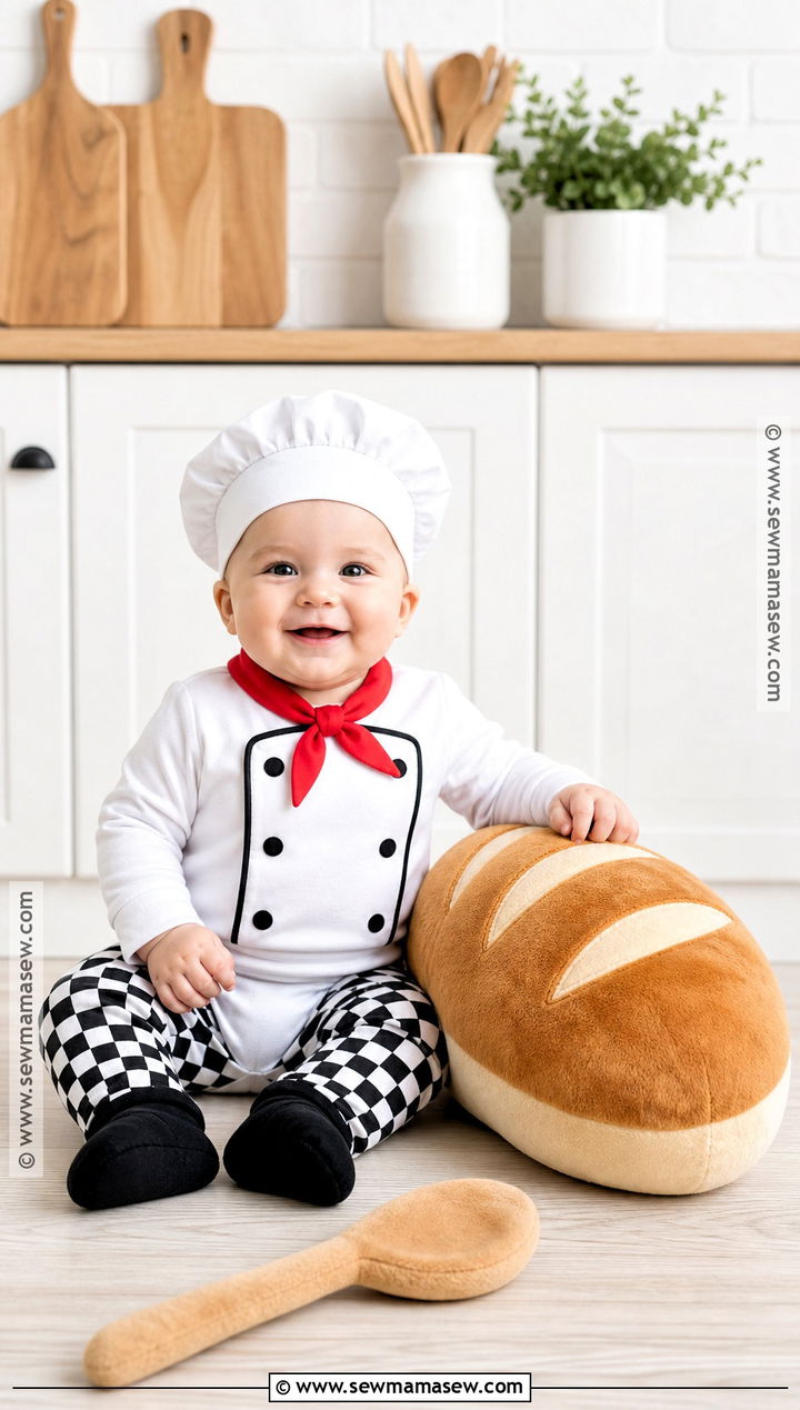 Baby Chef Costume - 40 baby costumes