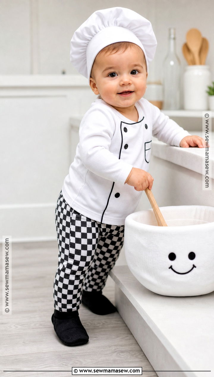 Baby Chef Costume - 50 baby halloween costumes