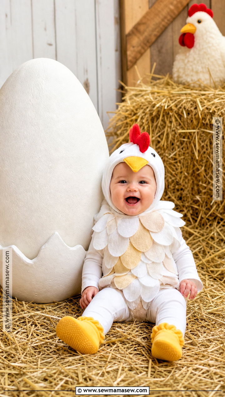 Baby Chicken Halloween Costume - 30 funny baby halloween costumes