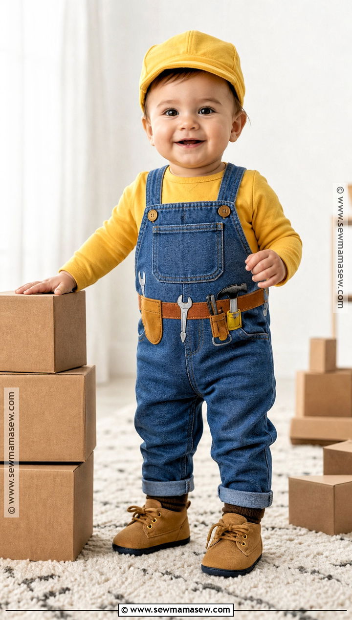 Baby Construction Worker Costume - 30 first halloween costume ideas for boys