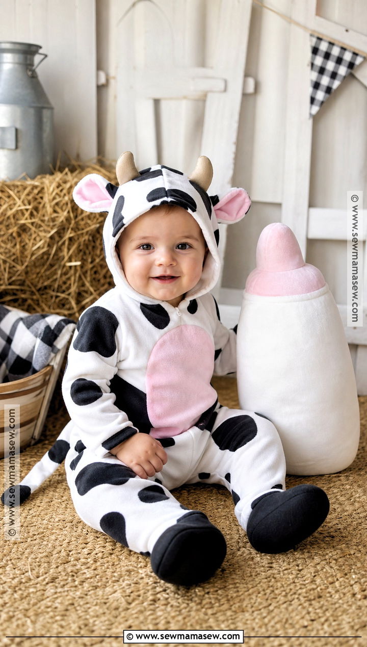Baby Cow Costume - 50 baby halloween costumes