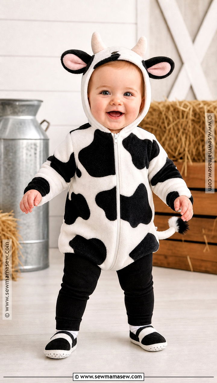 Baby Cow Halloween Costume - 35 one year old halloween costume ideas
