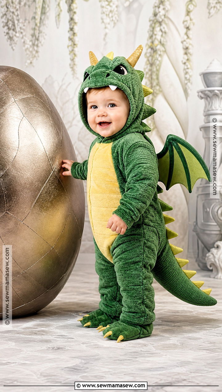 Baby Dragon Costume - 50 baby halloween costumes