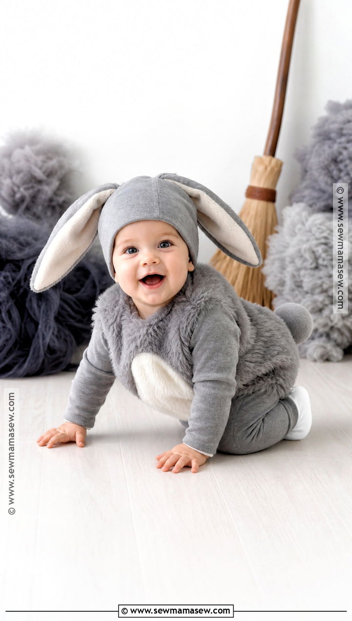 Baby Dust Bunny Costume - 30 funny baby halloween costumes
